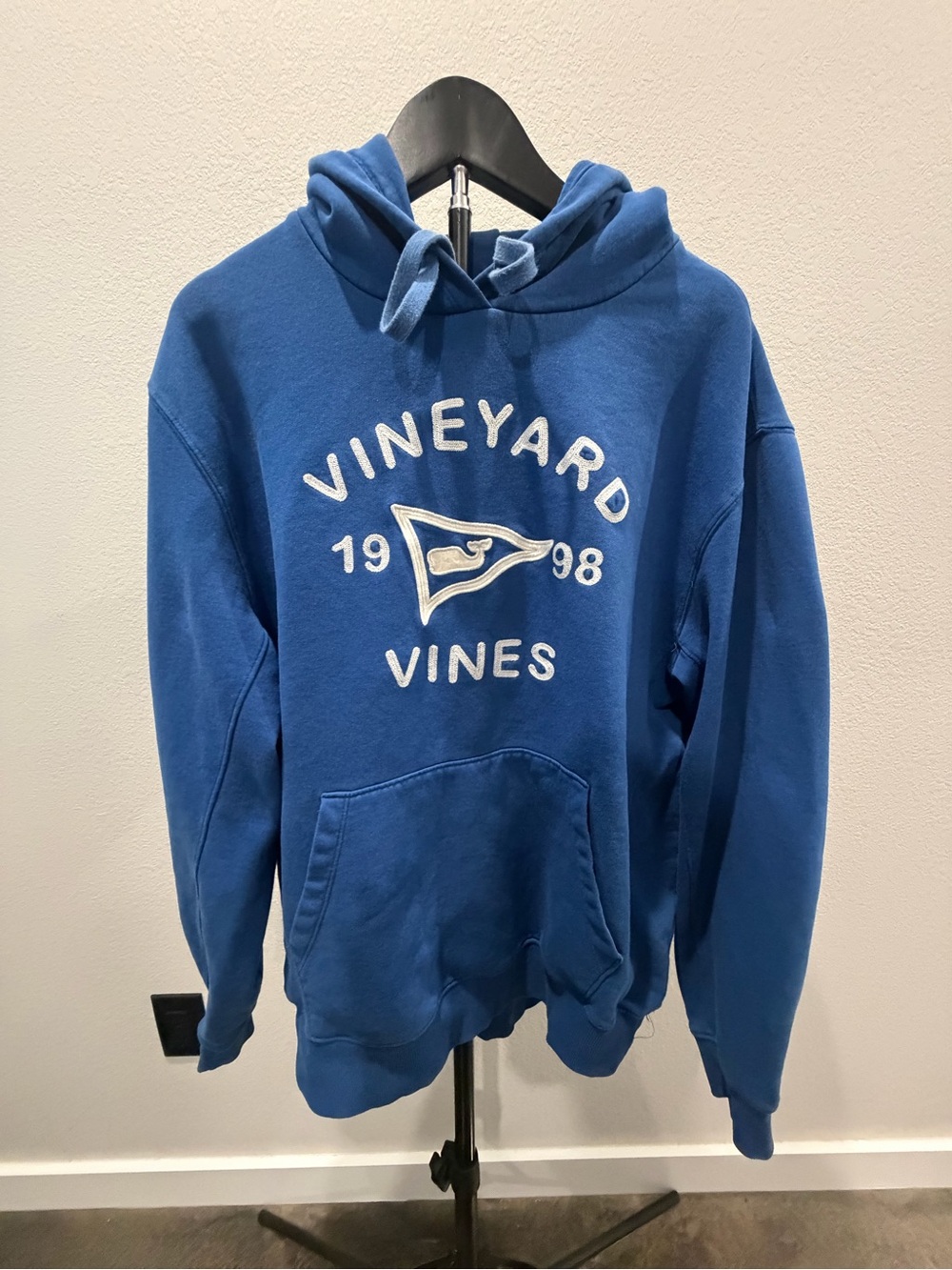 Vineyard Vines Royal Blue Logo Crewneck Hoodie